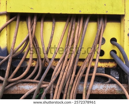 Similar – Image, Stock Photo Cables come out of the ground