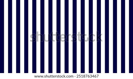 Navy blue and white vertical striped pattern. Seamless background design for wallpaper, textile, and digital prints.