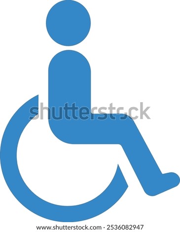 Wheelchair icon, handicap icon, accessibility Icon, Disability symbol, health icon