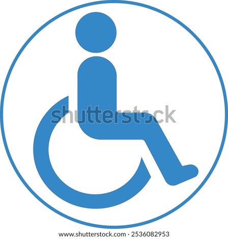 Wheelchair icon, handicap icon, accessibility Icon, Disability symbol, health icon