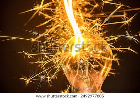 Similar – Image, Stock Photo This is the breakthrough !  | Broken asphalt