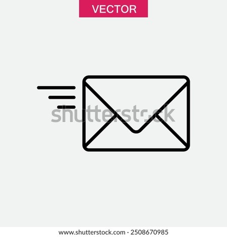 Sms line icon, vector illustration. vector sms line icon trendy style illustration for web and app..eps