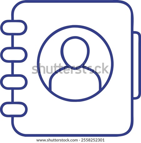 Phone Contact icon vector design and modern illustration  