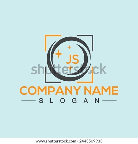 Creative JS square logo design for your business