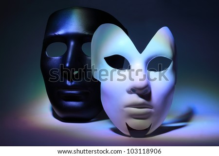 Image, Stock Photo shadow theatre (2) Man