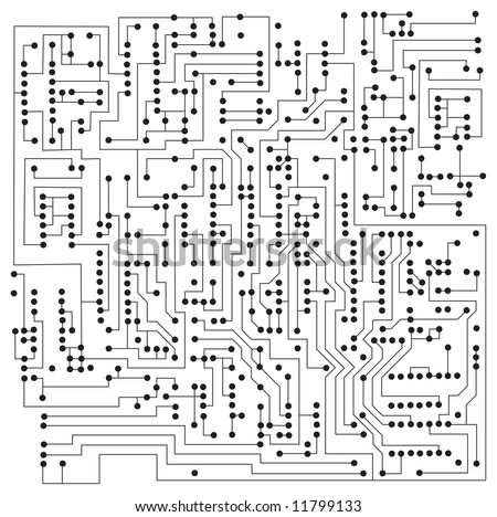 scheme electronic vector