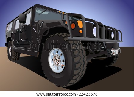 offroad car vector