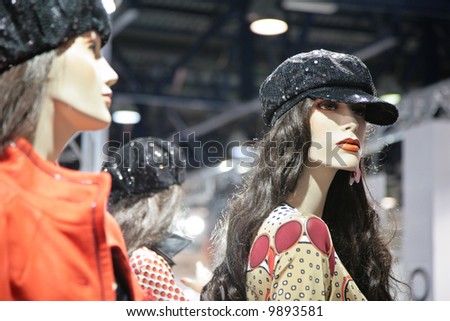 mannequin woman in shop