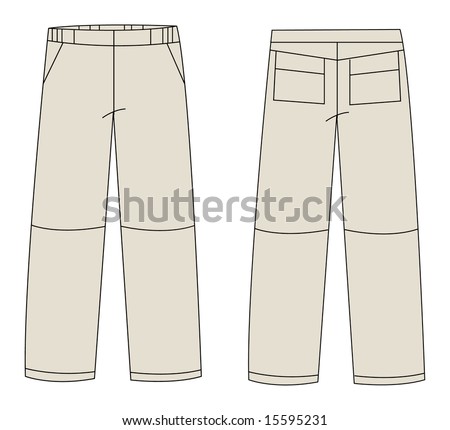 Trousers Vector - 15595231 : Shutterstock
