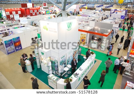 MOSCOW, RUSSIA - DECEMBER 10: The largest exhibition of medical technologies in Russia \