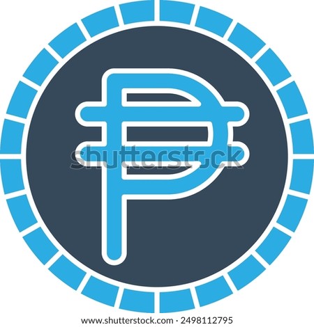 Peso Currency Icon for Financial and Economic Transactions