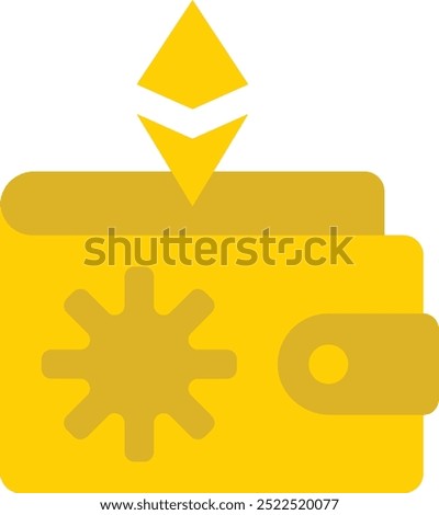 Cold Wallet Icon or Illustration for Secure Cryptocurrency Storage