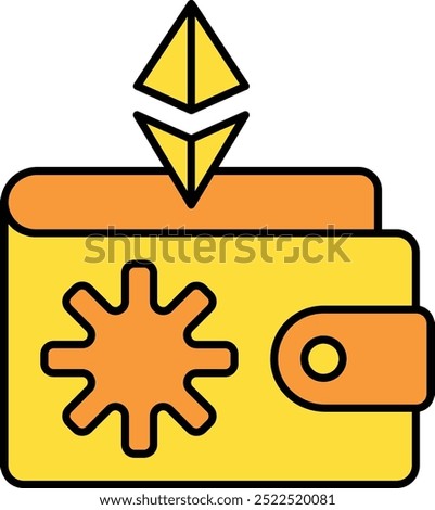 Cold Wallet Icon or Illustration for Secure Cryptocurrency Storage