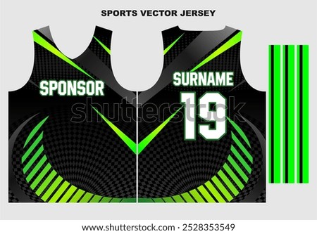 sports jersey template  for sublimation print