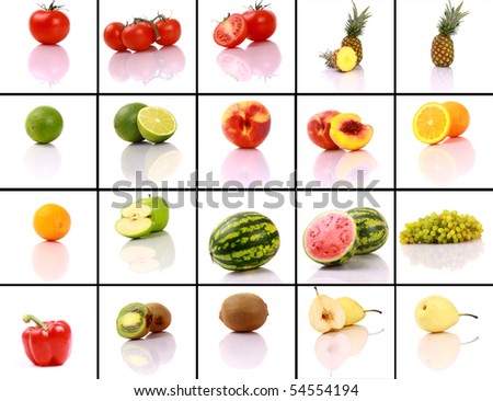 mixed fruits collection