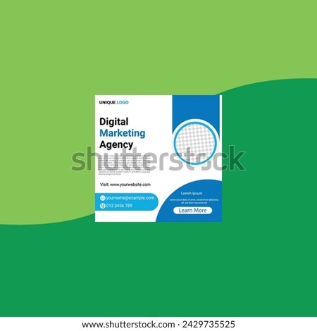 Creative Digital Marketing Agency Social Midea Design Tamplate