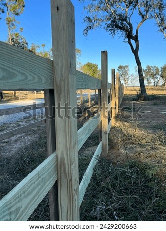 Image, Stock Photo At the fence Work of art