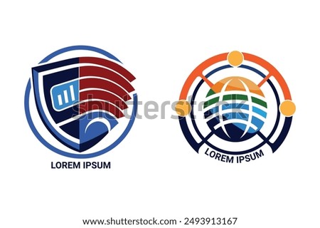 Reliable internet logo. Versatile vector for ISPs. Build trust and customer loyalty.