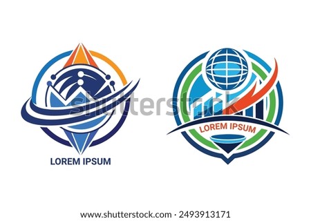 Reliable internet logo. Versatile vector for ISPs. Build trust and customer loyalty.