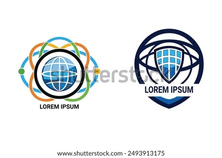 Reliable internet logo. Versatile vector for ISPs. Build trust and customer loyalty.