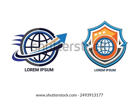 Reliable internet logo. Versatile vector for ISPs. Build trust and customer loyalty.