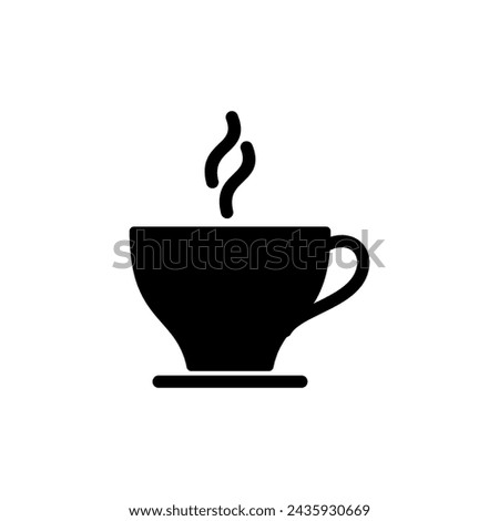 coffee cup icon isolated on white background. Coffee cup icon. Coffee vector icon. Tea