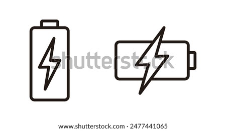 battery icon vector isolated on white background. Battery vector icon. battery charge level. battery charging icon