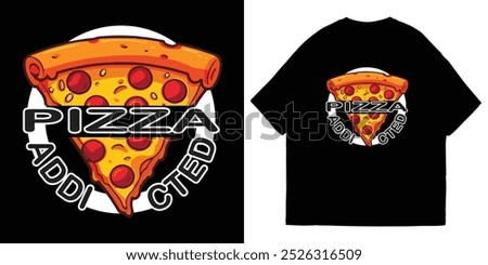 PIZZA T-Shirt Design And Illustration