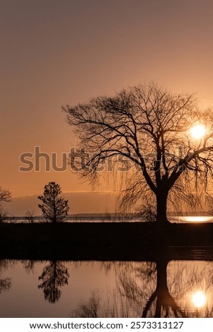 Similar – Foto Bild Simcoe-Landschaft in der Abenddämmerung