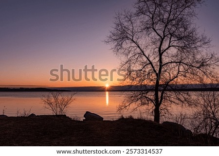 Foto Bild Simcoe-Landschaft in der Abenddämmerung