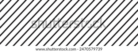 Slash line. Border with diagonal lines. Angle of tilt stripes. Black pattern of footer isolated vector on white background.