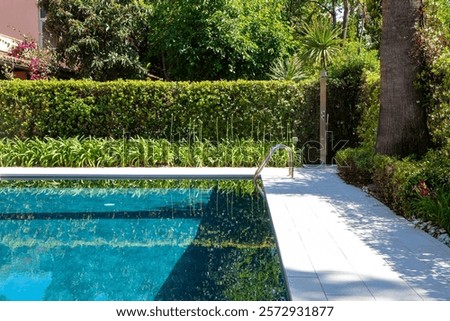 Similar – Image, Stock Photo corner with hedge Corner