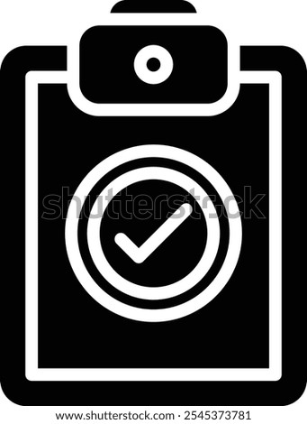 Checkmark Vector Glyph Icon Design