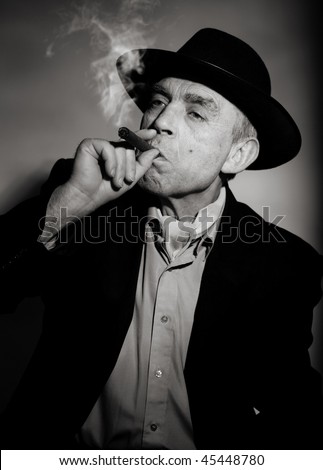 Old Man With Cigar Stock Photo 45448780 : Shutterstock