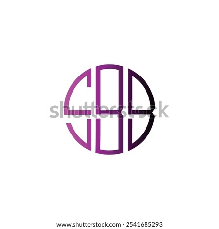 sbb circle alphabet modern minimalist monogram letter luxury shape brand logo design