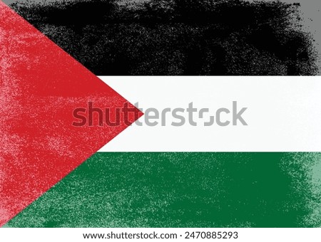 Flag of Palestine. Flag of the Palestine texture vector page symbol for your web site design Palestine flag logo, app, UI. Palestine flag Vector illustration,