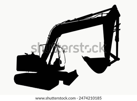 Heavy equipment machine manufacturing power equipment for open pit mining Big 3d orange yellow front end loader tractor truck or wheel excavator isolated template white background.