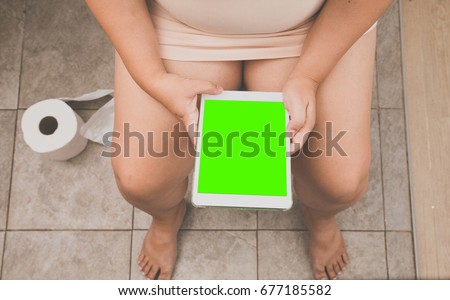 Femdom crab crush Fat woman on toilet