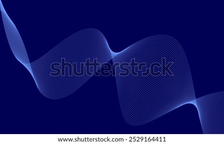 abstract background with wave of flowing dots array, digital futuristic illustration