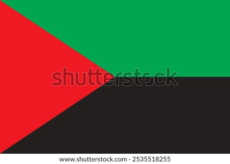 Martinique flag. Flag icon. Standard color. vector illustration