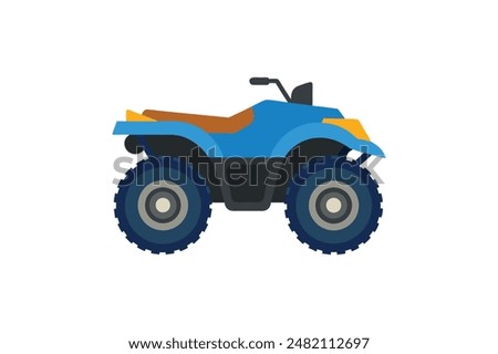 ATV (All-Terrain Vehicle) vector image illustration