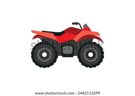 ATV (All-Terrain Vehicle) vector image illustration