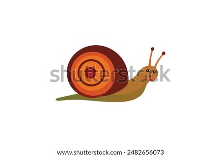 Snail vector image artwork illustration 