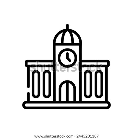 Town Hall icon design vector stock