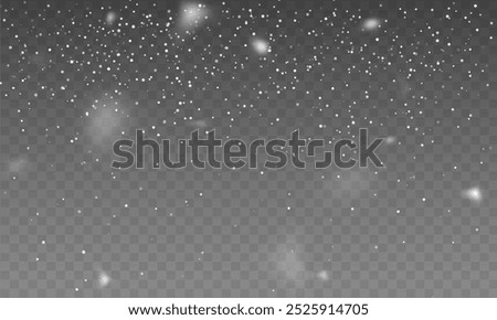 Snowflake design. Winter. Snowfall. White and blue. Scattered snowflakes. December theme. Snowy landscape. Hurricane. Christmas cards