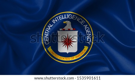 flag of the us central intelligence agency country symbol illustration Zdjęcia stock © 
