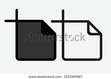 Artboard icon isolated in white and black colors. artboard outline vector icon from user interface collection. Artboard Tool Icon.