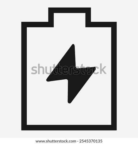 Ultra Power Battery Icon. Battery Saver Icon. Battery Charged. Smartphone Battery Icon.