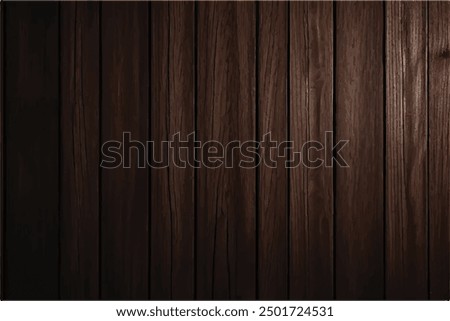 Wood texture background, brown wooden planks. Dark brown wood texture with natural striped pattern for background, wooden surface.