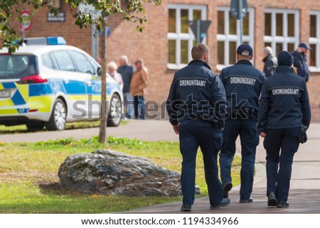 Similar – Image, Stock Photo Demo at the Brandenburg Gate